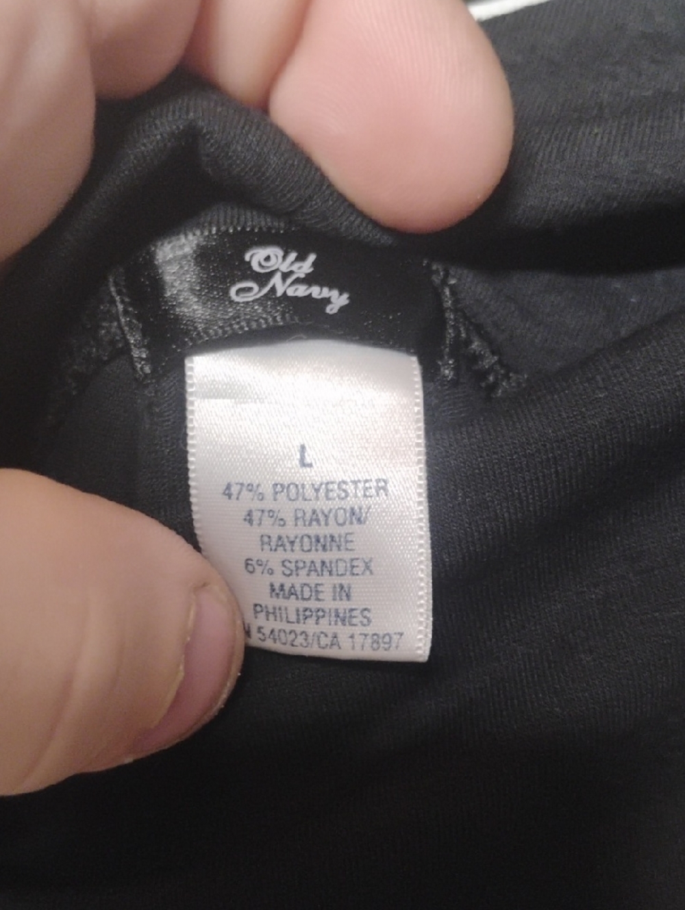 Black Mid rise Pants